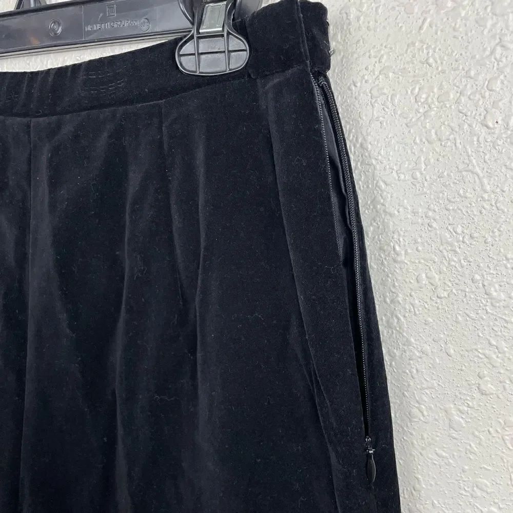 Pendleton Black Velour Pants Size 8 EUC - Picture 3 of 6